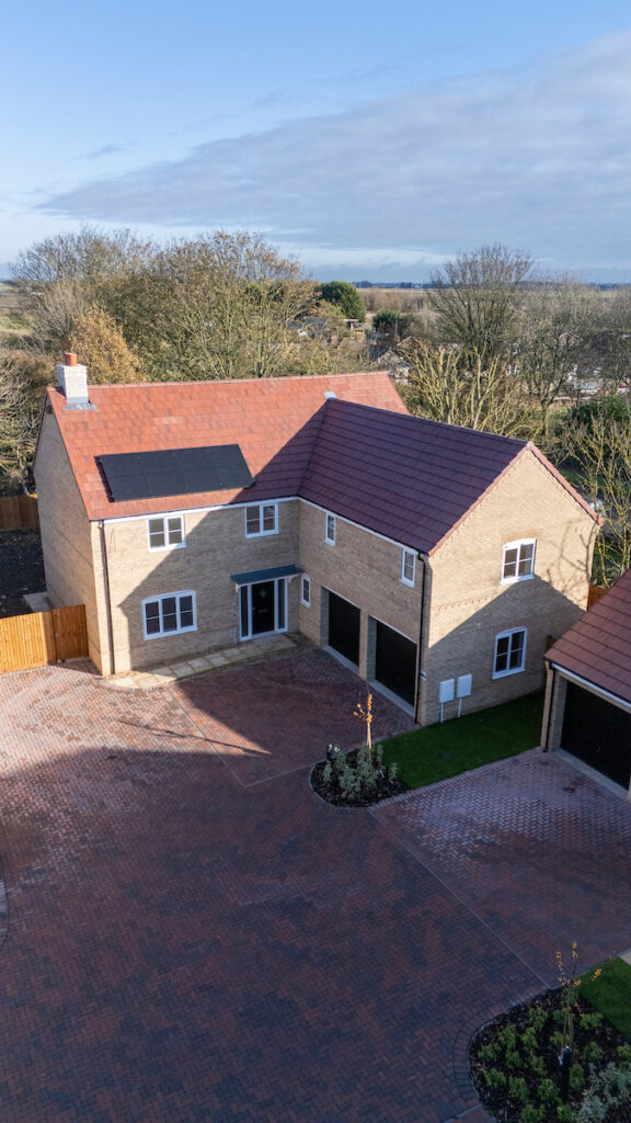 house with double garage